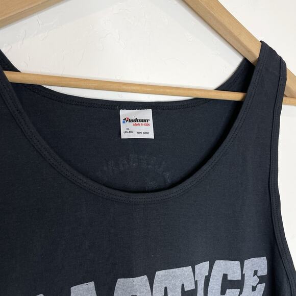 Vintage California Blues 1990 Practice Practice Practice Tank Top Mens XL Black - Picture 2 of 6